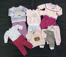 Image of Baby clothes bundle 11 items bundle trousers bodysuits shirt jacket girls 56 1-2 months