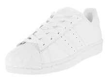 Image of adidas Originals Kid's Unisex Superstar Sneaker, White/White/White, 7 Big Kid