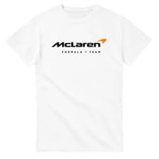 Image of Unofficial Mclaren F1 T Shirt Black Stealth White S, M, L, XL, XXL
