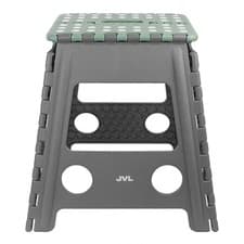 Image of JVL Folding Step Stool Small & Large Lightweight Heavy Duty Kitchen Bathroom