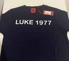 Image of luke 1977 Sandia Print Blue T Shirt Size M New With Tags