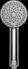 Image of Aqualisa Harmony Handset Shower - 105mm 4 Spray Light Grey