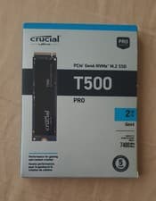 Image of Crucial T500 Pro 2TB PCIe Gen4 NVMe M.2 SSD 7400mb/S..New & Sealed
