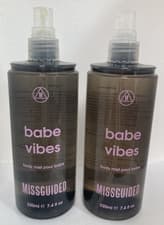 Image of 2 x Missguided Babe Vibes Body Mist 220ml Spray