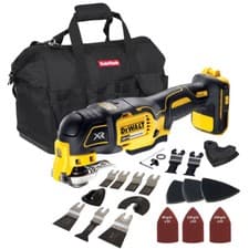 Image of Dewalt DCS355N 18V XR Brushless Oscillating Multi Tool With 51 Accessories & Bag
