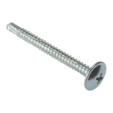 Image of Forgefix Baypole Self-Drill Screw Phillips Wafer Head ZP 4.8 x 100mm Box 100