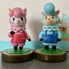 Image of Animal Crossing Amiibo Collectable Figures Bundle - Reese & Cyrus