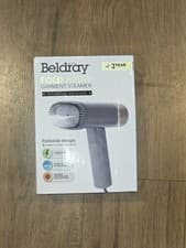 Image of Beldray Fold Away Garment Steamer 1200W Power Metallic Edition Ready In 30 Secs