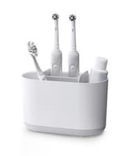 Image of Joseph Joseph Duo Toothbrush Holder Caddy Bathroom Tidy - LARGE WHITE