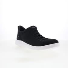 Image of Rockport Taggart RMTAGGART Mens Black Wide Lifestyle Trainers Shoes