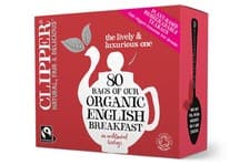 Image of Organic Fairtrade English Breakfast Tea 80 Bags (Clipper)
