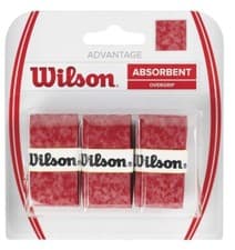 Image of 3 Wilson Advantage Grips/Overgrips - Black - Free P&P