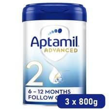 Image of 3 x 800g Aptamil Advanced 2 Follow On Baby Milk Powder From 6-12 Months Formula