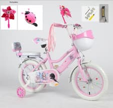 Image of Kids 16inch Night Princess Pink Bike Boys and Girls