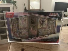 Image of Pokémon TCG Prismatic Evolutions Premium Figure Collection - Sealed Box in case