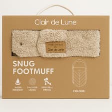 Image of Clair de Lune Snug Footmuff | Water-Resistant Baby Footmuff | Faux Fur Lining