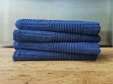 Image of Multi Pack 100% Egyptian Cotton Jumbo Terry Tea Towels Kitchen | Hanging Loops