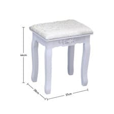Image of Dressing Table Stool Bedroom Vanity Chair Makeup Stool Bedroom Piano Soft Seat