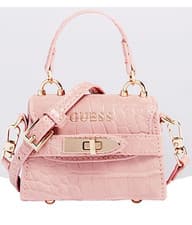 Image of Guess Lipstick Pink Micro Crossbody Bag New With Tags