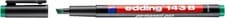 Image of Edding E-143 B Green Permanent Marker Pens, 1-3mm Tip, 10 Pack