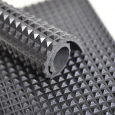 Image of RUBBER FLOOR MATTING SAFETY PYRAMID STYLE ANTI SLIP 1.2 WIDE x 3mm COMMERCIAL