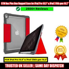 Image of STM Dux Plus Duo Rugged Red Case for iPad Air 3,Pro 10.5", iPad 7/8th Gen &10.2"