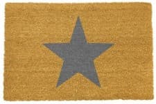Image of GREY STAR MAT - Artsy Doormats - 60cm x 40cm
