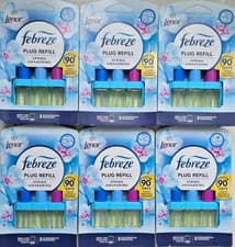 Image of 6x Febreze Plug Refill Spring Awakening 20ml Air Freshener Refills Bulk