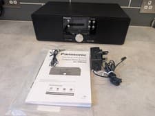 Image of Panasonic SC-DM202 Micro HiFi DAB+ FM CD Bluetooth USB 24W Black - NO REMOTE