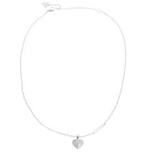 Image of GUESS necklace Lovely Guess Necklace Rhodium