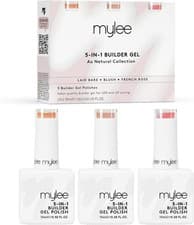 Image of Mylee 5 in 1 Builder Base Strengthening Gel Trio 3x15ml, UV/LED Nail Polish Coa