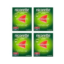 Image of Nicorette Invisi 25mg Patch Step 1 14 Patches x 4 Effective Nicotine Replacement