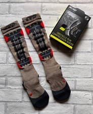 Image of CEP - Obstacle Compression Womens Run Socks - Size IV / 4 - Gold - RRP £45