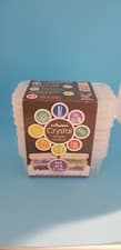 Image of Wham 'Crystal' 4 Pack Plastic 1.1 ltr Storage Boxes Clear Clip On Lids Stackable