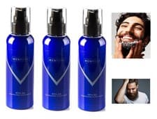Image of 3x Nourishing Beard Balm Men Rock London UK Grooming Shaving Wash 100ml Bottles