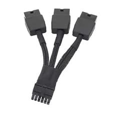 Image of Replacement 12VHPWR 12+4Pin PCIE 5.0 to 3x8Pin (6+2P) Power Cable 10cm Braided