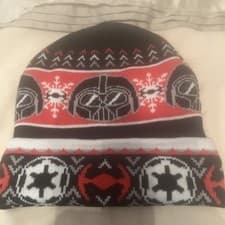 Image of Star Wars beanie Hat Darth Vader/Tie Fighter/Imperial