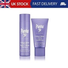 Image of Plantur 39 Purple Shampoo and Conditioner Set | Enhanced Silver Sheen for Bleach