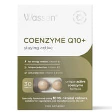 Image of Wassen Coenzyme Q10 + Vitamin E - 30 Tablets