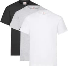 Image of Fruit of the Loom Men's Heavy T-Shirt Pack of 3