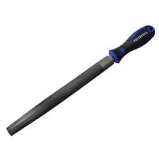 Image of Faithfull Handled Half-Round Second Cut Engineers File 250mm (10in) FAIFIHRSC10