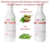 Image of milk Shake COLOUR CARE Maintainer Shampoo & Conditioner FLOWER Fragrance 1000ml