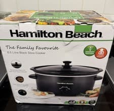 Image of Slow Cooker, The Family Favourite by Hamilton Beach, 6.5L, Black, HBSC070B