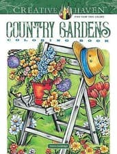 Image of Creative Haven Country Gardens Coloring Book by Teresa Goodridge (Paperback,...