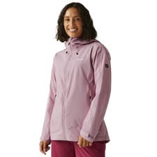 Image of Regatta Okara Womens Waterproof Jacket UK 10 - 12 Lilas Vanilla/Pink RRP £120.00