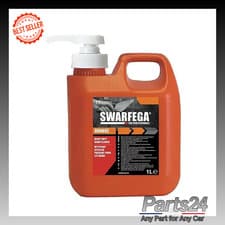 Image of Swarfega Orange Hand Cleaner Pump Top Bottle 1 Litre SOR1LMP