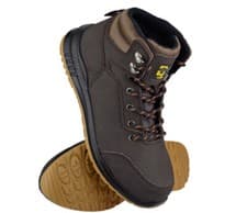Image of Grafters Ankle High Safety Steel Toe Cap Leather Nubuck Boots Work Trainers Size