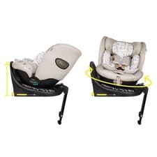 Image of Cosatto All in All Extra i-Size Car Seat, 360 Rotation, R129 & ADAC Whisper