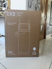Image of EKO 45L Deluxe Phantom Sensor Bin Stainless Steel Rubbish Bin Waste Bin Silver