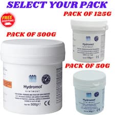 Image of Hydromol Ointment for Dry Skin Dermatitis & Eczema Relief 50G, 125G, 500G UK